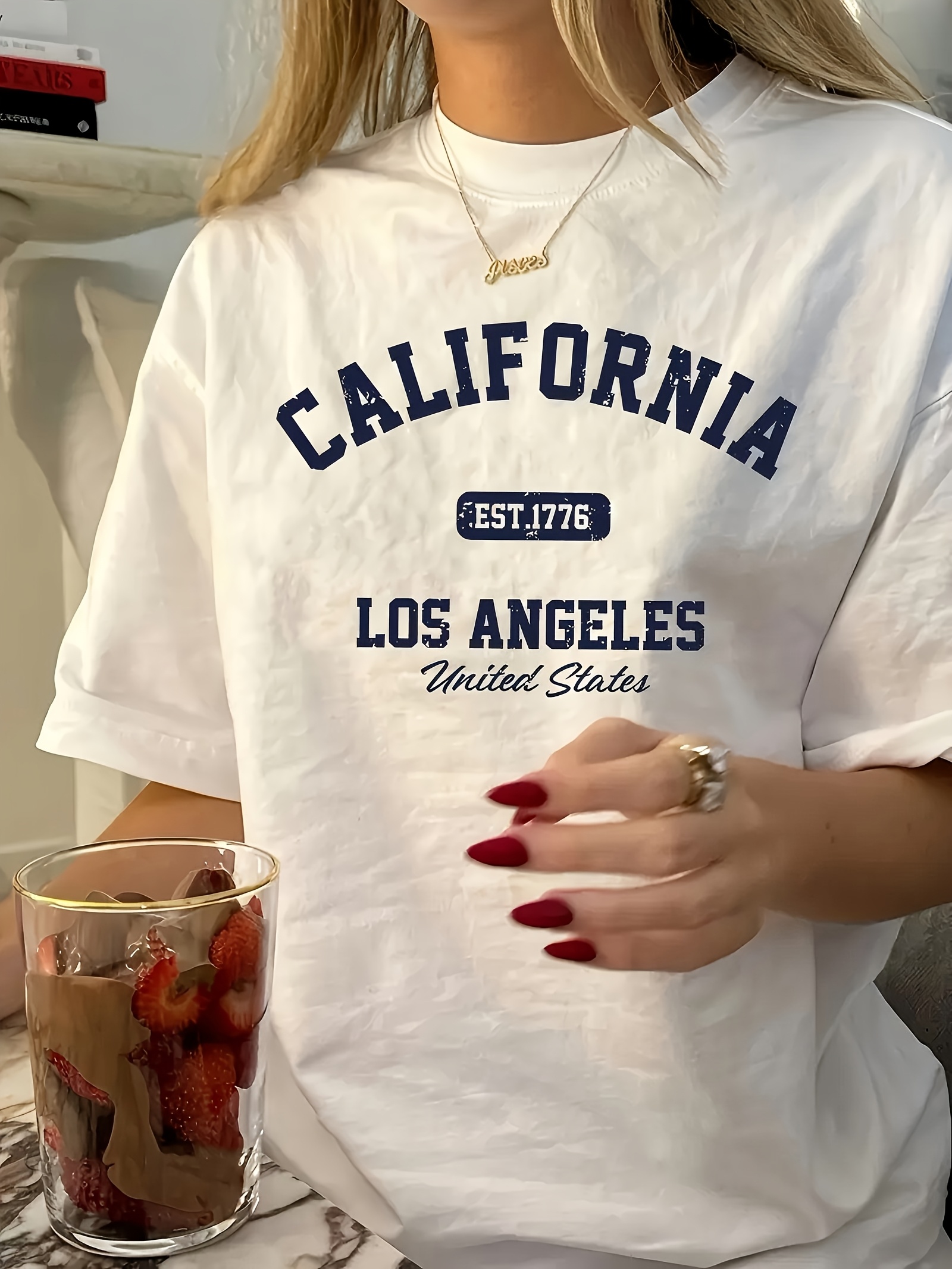 a womens vintage geometric print t shirt casual crew neck short sleeves 95 5 machine washable