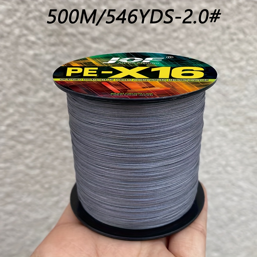 x16 pe braided fishing line diameter 0 16mm 0 8mm 500m - Temu