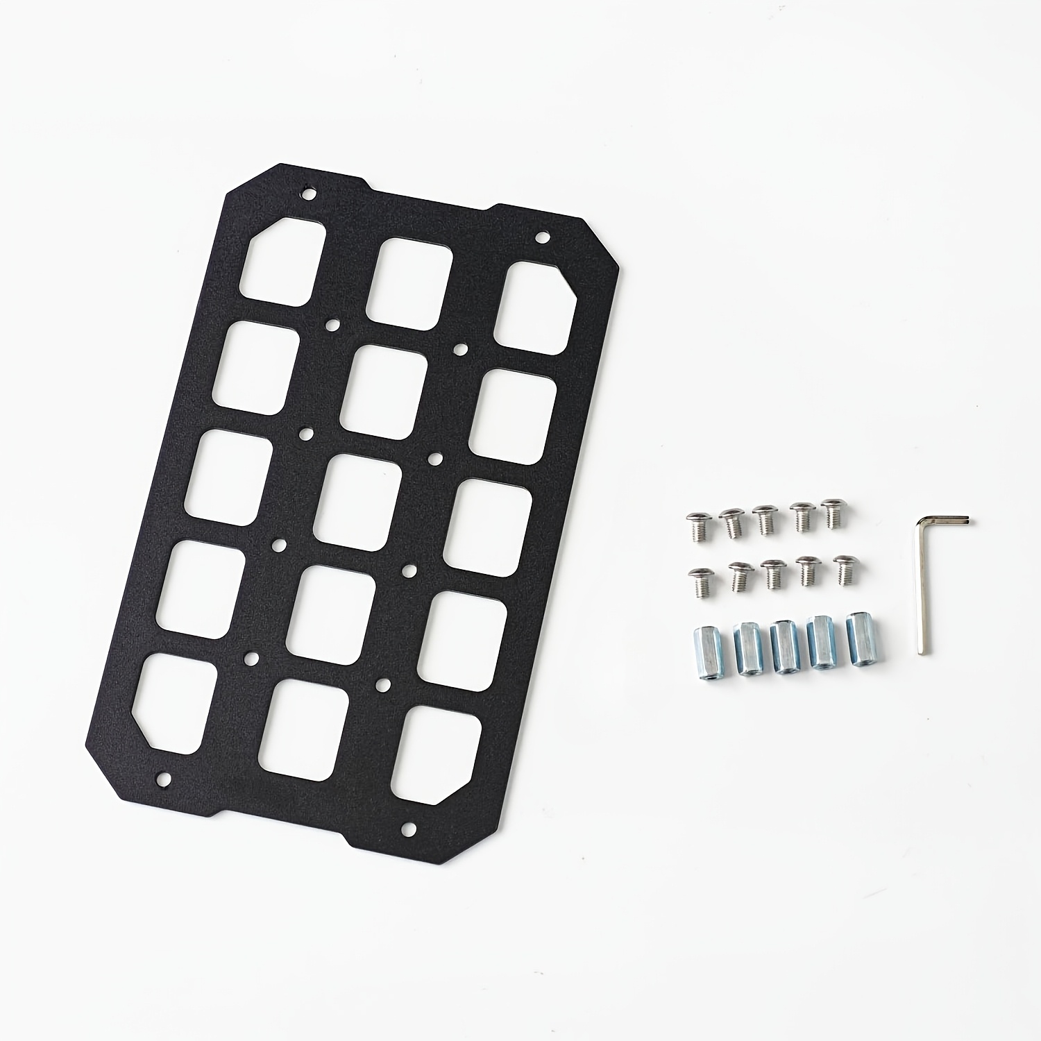 TEMU Jet Li A Motorcycle Trunk Molle Panel, Used For Storing Items , An Aluminum Alloy Tactical Universal Side Box That Modularly Stores Motorcycles