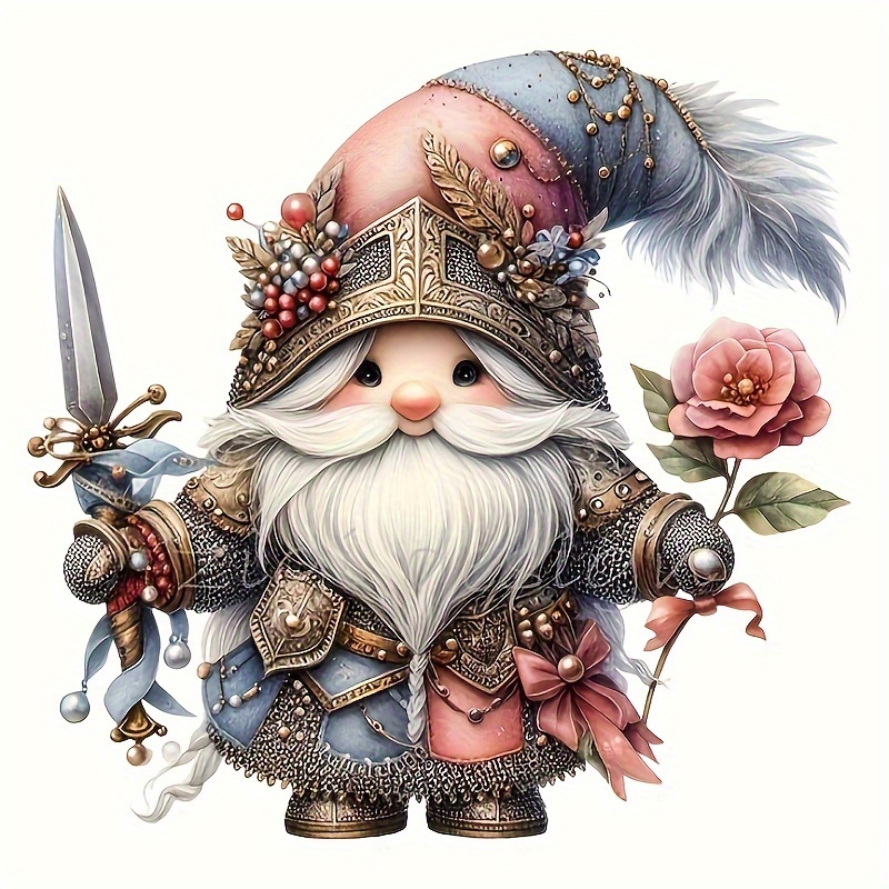 

Dwarf Knight Diamond Art Painting, Full Round Diamond Art, Decorative Wall Art Hanging Painting Home Decoration Valentine's Day Gifts, Decorative Craft Wall Art For Home Wall Decor Gifts