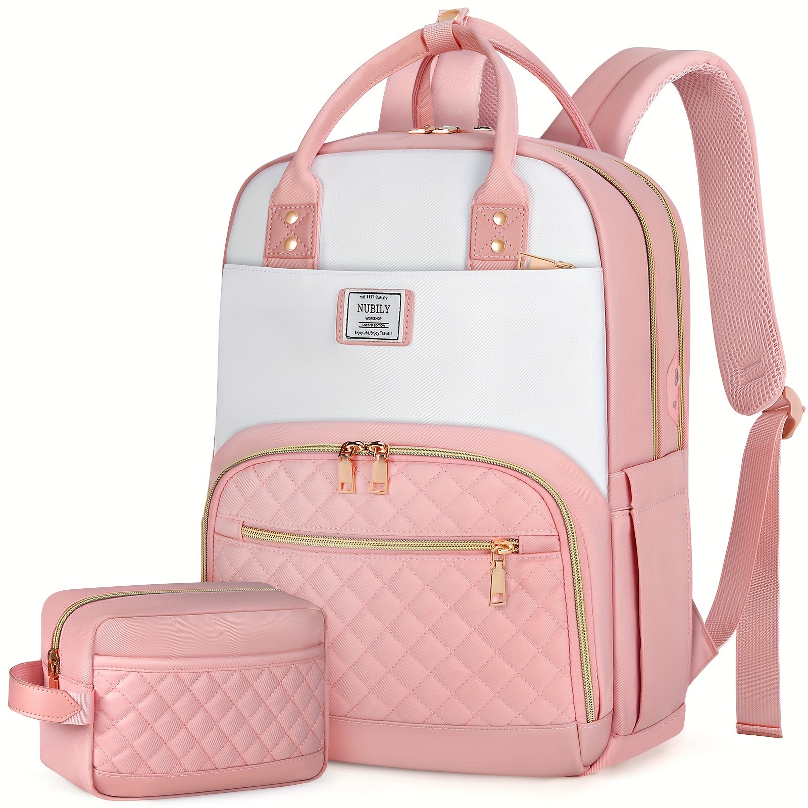 Backpack Set Women Laptop Backpack Work Business Backpacks Temu