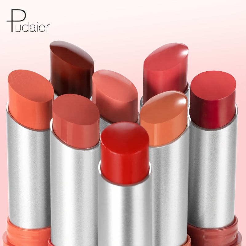 Hydrating And Water-Resistant Lipstick Featuring a Mirror End - Perfect Gift for Valentine'S Day