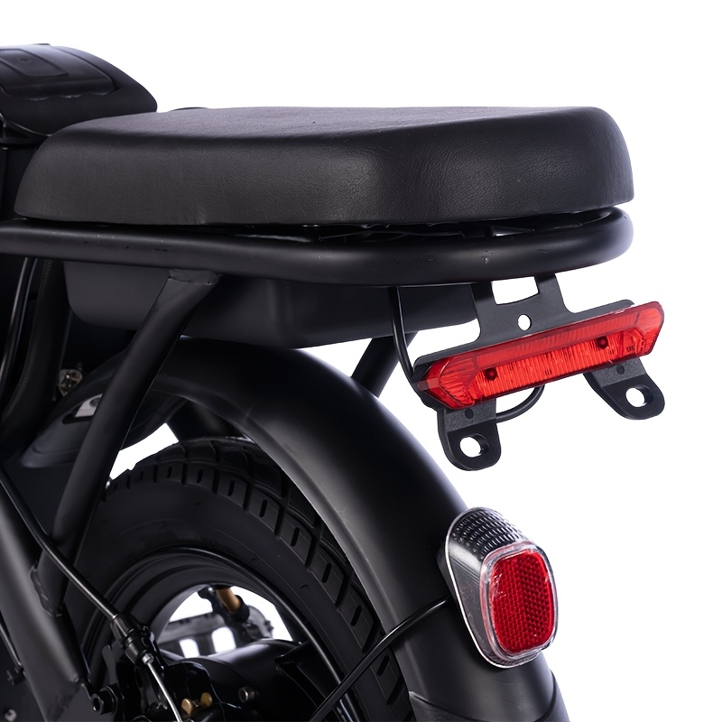 14-Inch Foldable Electric Bike with 48V Lithium Battery, 19 MPH Max Speed, 330 lb Capacity, Multiple Accessory Options