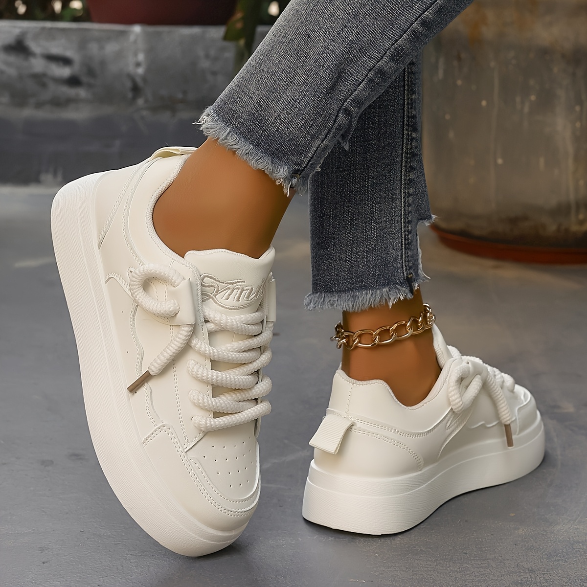 Women'S Bright Pink Casual Sneakers with Chunky Cushioned Sole - 3cm Thick, Lace-Up, Breathable Mesh Upper, All-Day Comfort, Rubber Sole, Low-Top Design, Perfect for Everyday Wear, Casual Footwear | Stylish Lowtops | Durable Rubber Sole, Sneaker