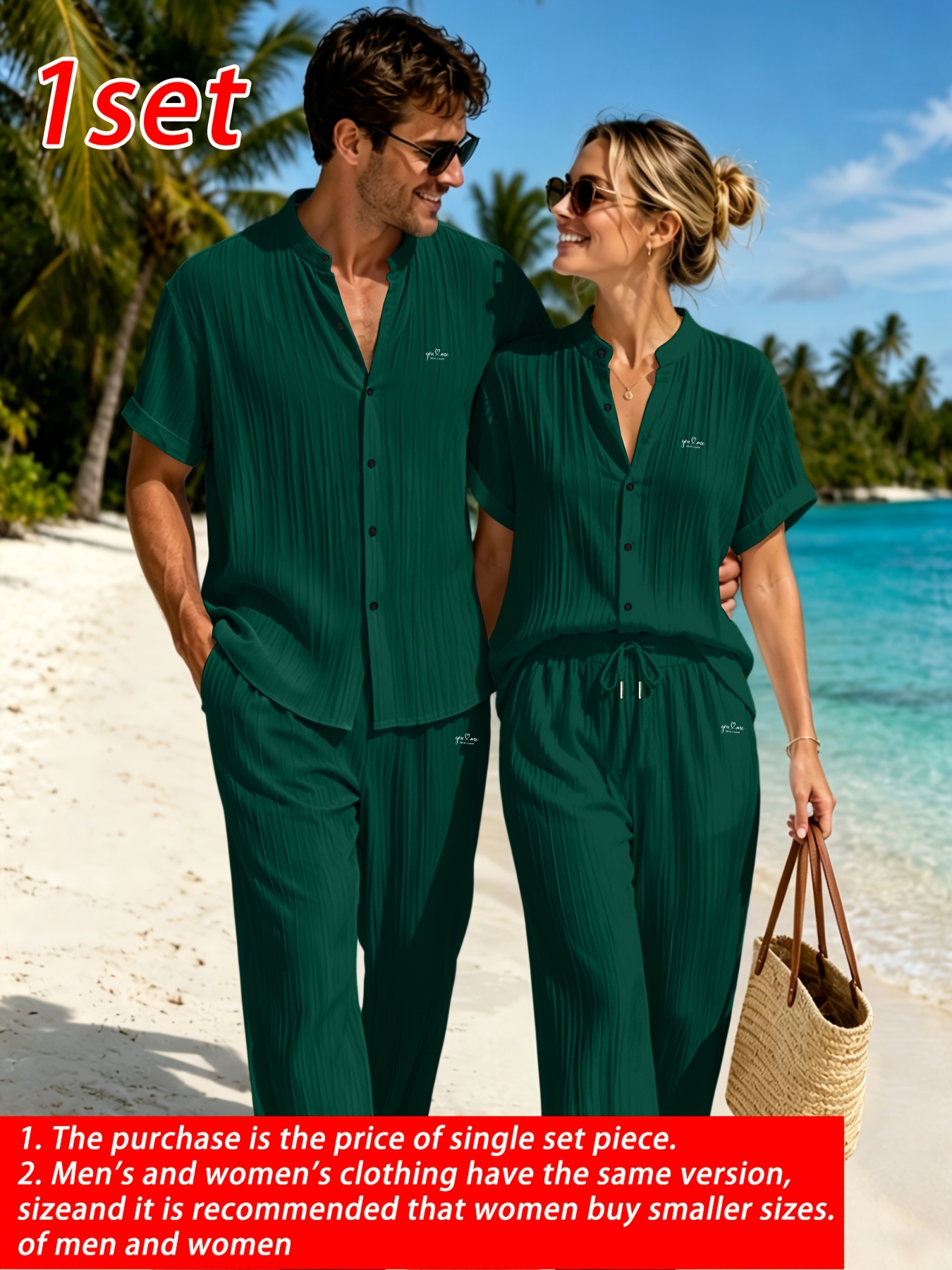 couples matching outfits sold on Temu Australia