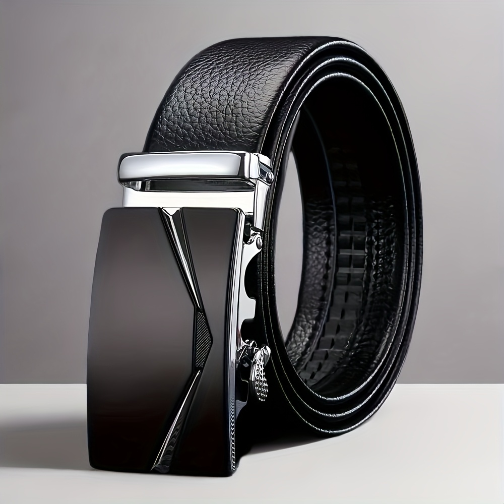 2pcs Men's Automatic Buckle Belts