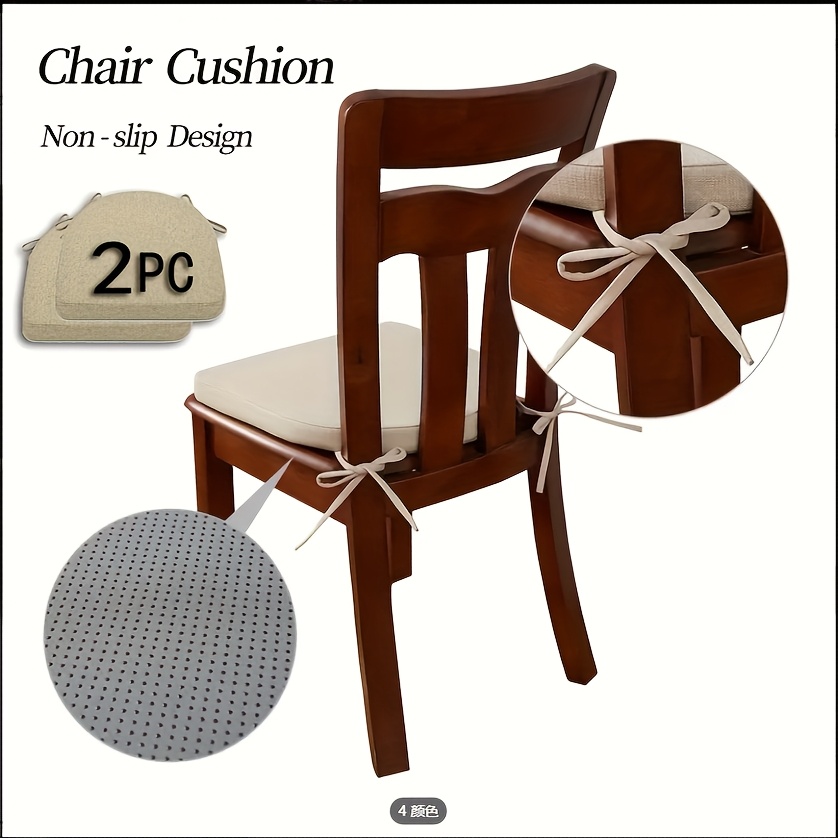 2pcs seat horseshoe solid wood sofa cushion dining chair cushion sponge car office ergonomic foam seat cushion hand washable removable chair cushion for   room outdoor wicker chair with cushion floor mat