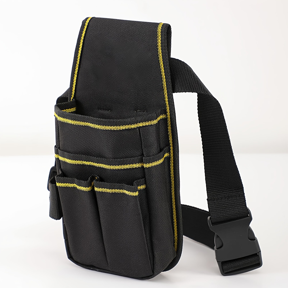 Tool Belt, Electrician Tool Bag, Men's Tool Belt, Practical Bag Strap Adjustable Waist Belt, Suitable For Electricians, Carpenters, Construction, With Multiple Pockets And Storage Bags