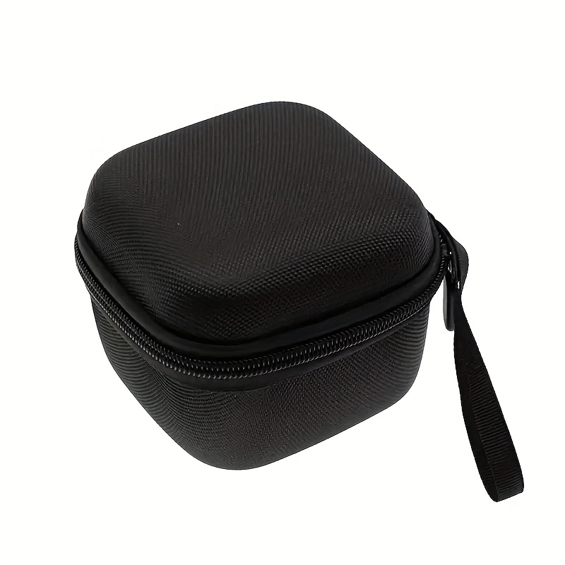 E-shop Quadratische tragbare Aufbewahrungsbox mit Reißverschlussfächern Tasche – Robuster Elektronik-Organizer mit ergonomischem Griff, goldener