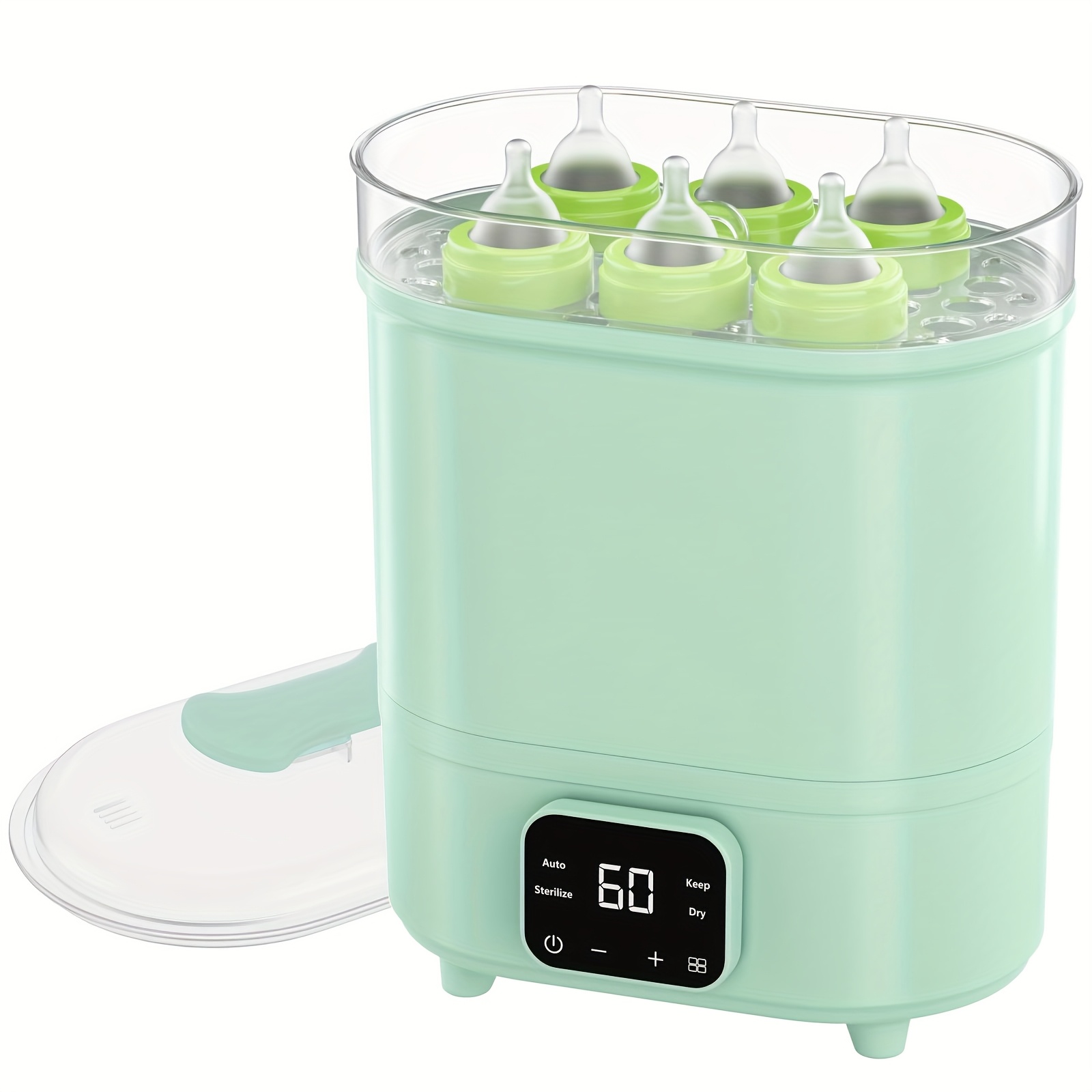 TEMU Advwin Steam Sterilizer, Electric Baby Bottle Sterilizer Dryer For Products, Breast Pump Accessories