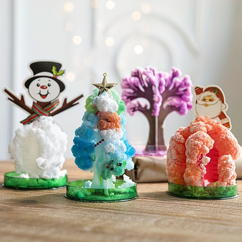 

Novelty Toy Gifts, Magic Christmas Series, Watering Long Feather Paper, Blossoming On Trees, Crystal Solid