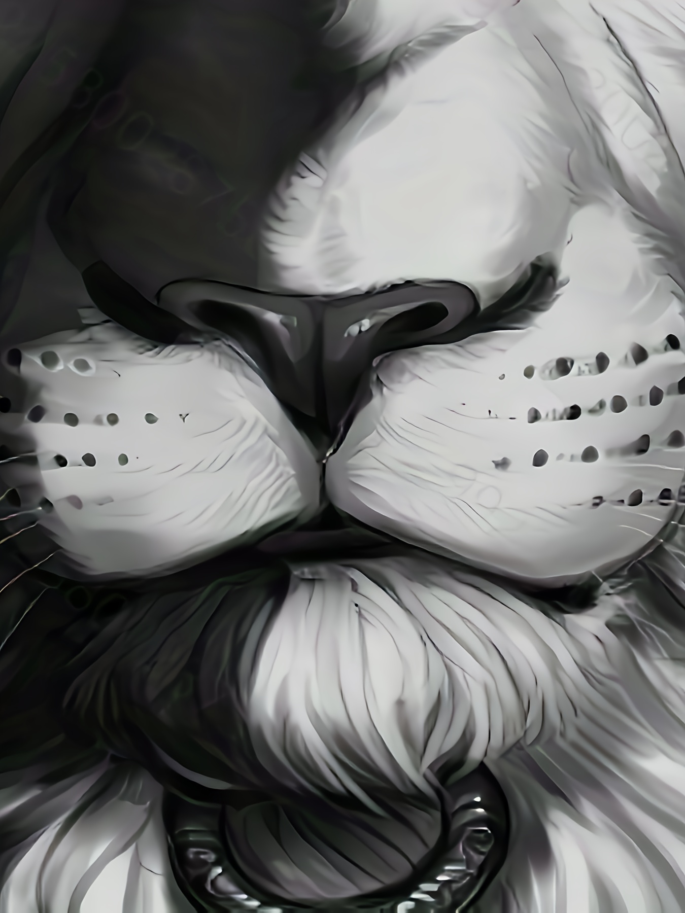 3D Druck T-Shirt Highland Kuh - Langarm Pullover Damen Herren Farm Design