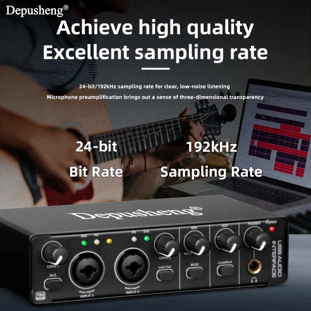 md22 usb audio interface 24bit 96khz recording - Temu