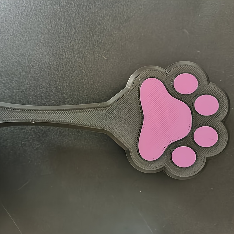 cat paw shaped durable plastic   moisture proof easy to clean ergonomic handle for precise portioning ideal for pet feeding cat   pet feeding accessory   design   material comedero gato kattenvoerbak Product details 6