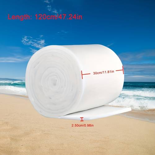 ddcaqioua aquarium filter for white filtering sponge high density thick purification sponge filter suitable for white aquarium biochemical filtration materials 120 30 3cm 120 30 2 5cm