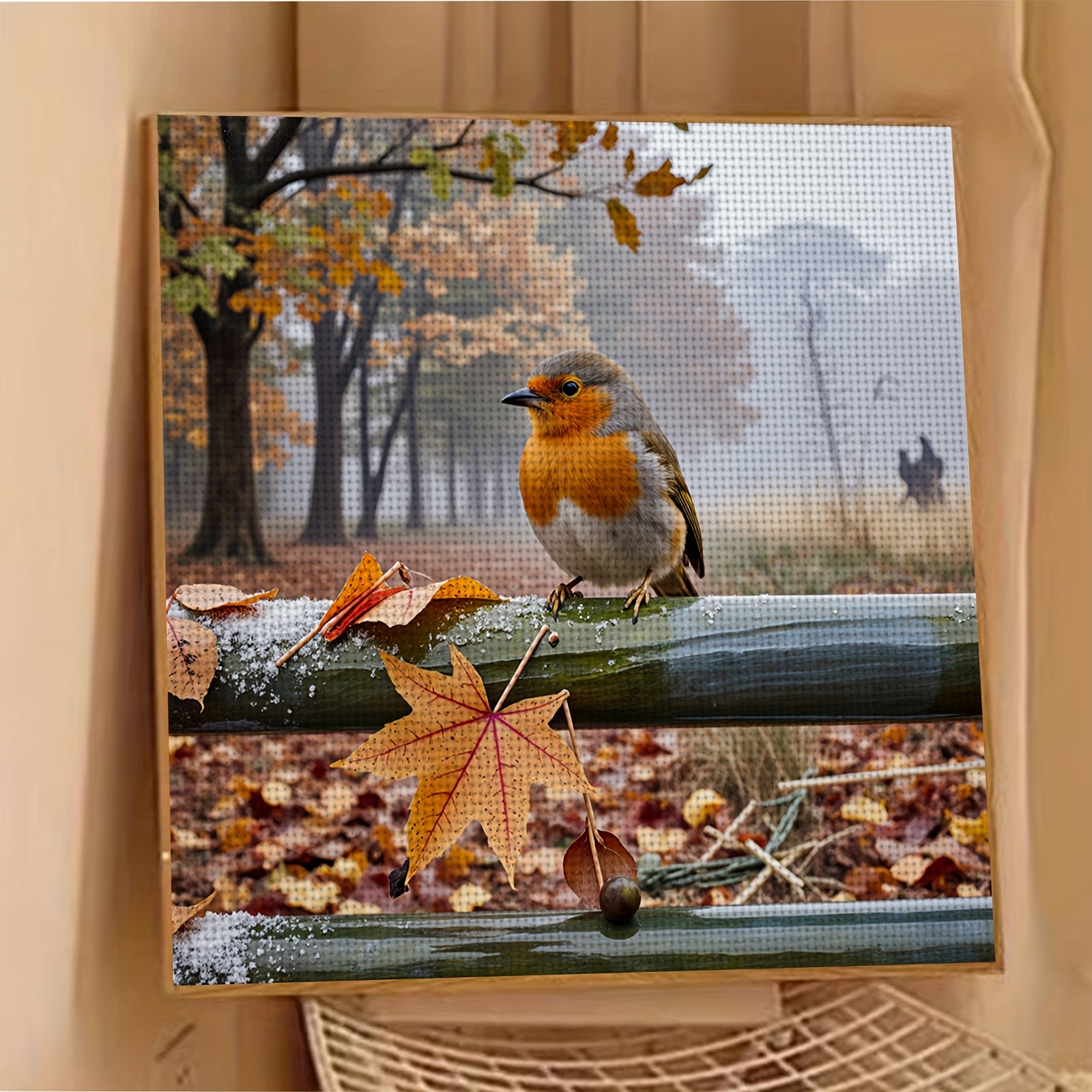 11CT Printed Cross Stitch DIY Kit for Adult Beginners