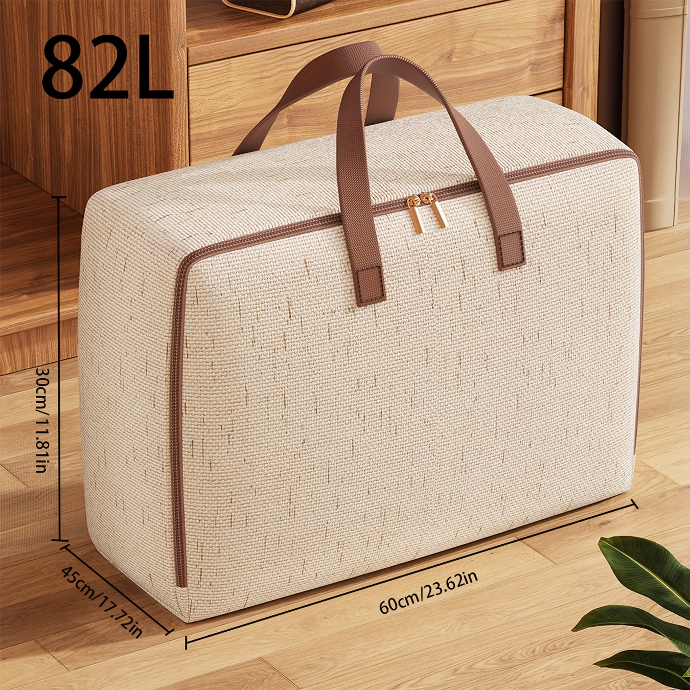 Duty Storage Moving Bags Quilt storage Blanket storage with Handles, Extra Large Moving Bags, Strong Handles & Zippers, Storage Totes for Space Saving, Fold Flat, Alternative to Box and Bin, Sewing Storage