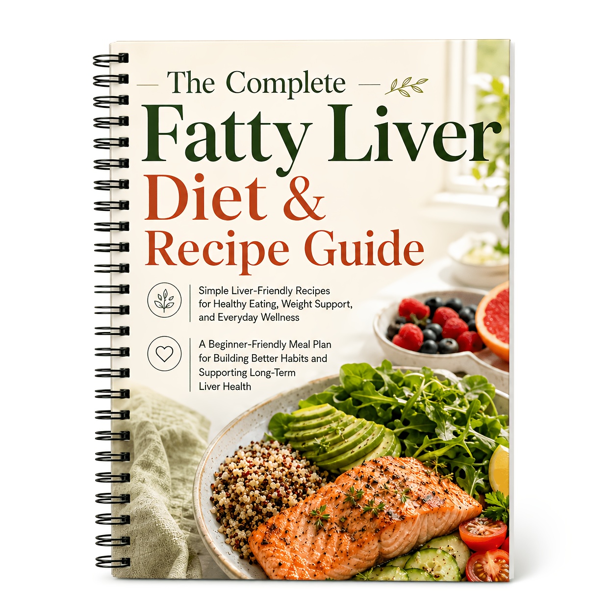 TEMU The Complete Fatty Liver Diet & Recipe Guide Simple Liver-friendly Recipes For Healthy Eating, Weight Support, And Everyday Wellness A