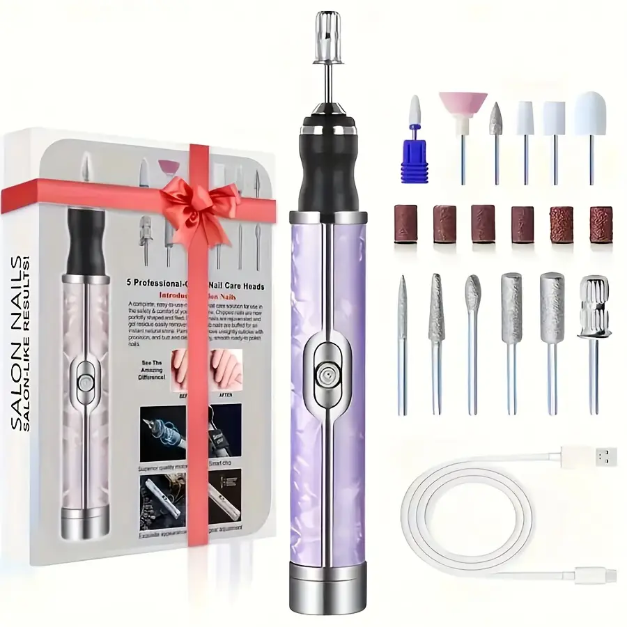 Fresa per unghie professionale uso personale con 12 punte incluse