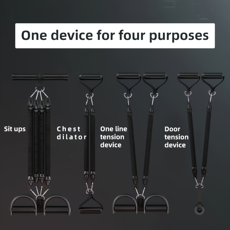 1pc Multifunctional Pedal Puller - Adjustable Tensioner for Body Stretching, Fitness Exercise, Strength Training, and Muscle Building - Durable and Portable Design for Home Gym and Outdoor Use