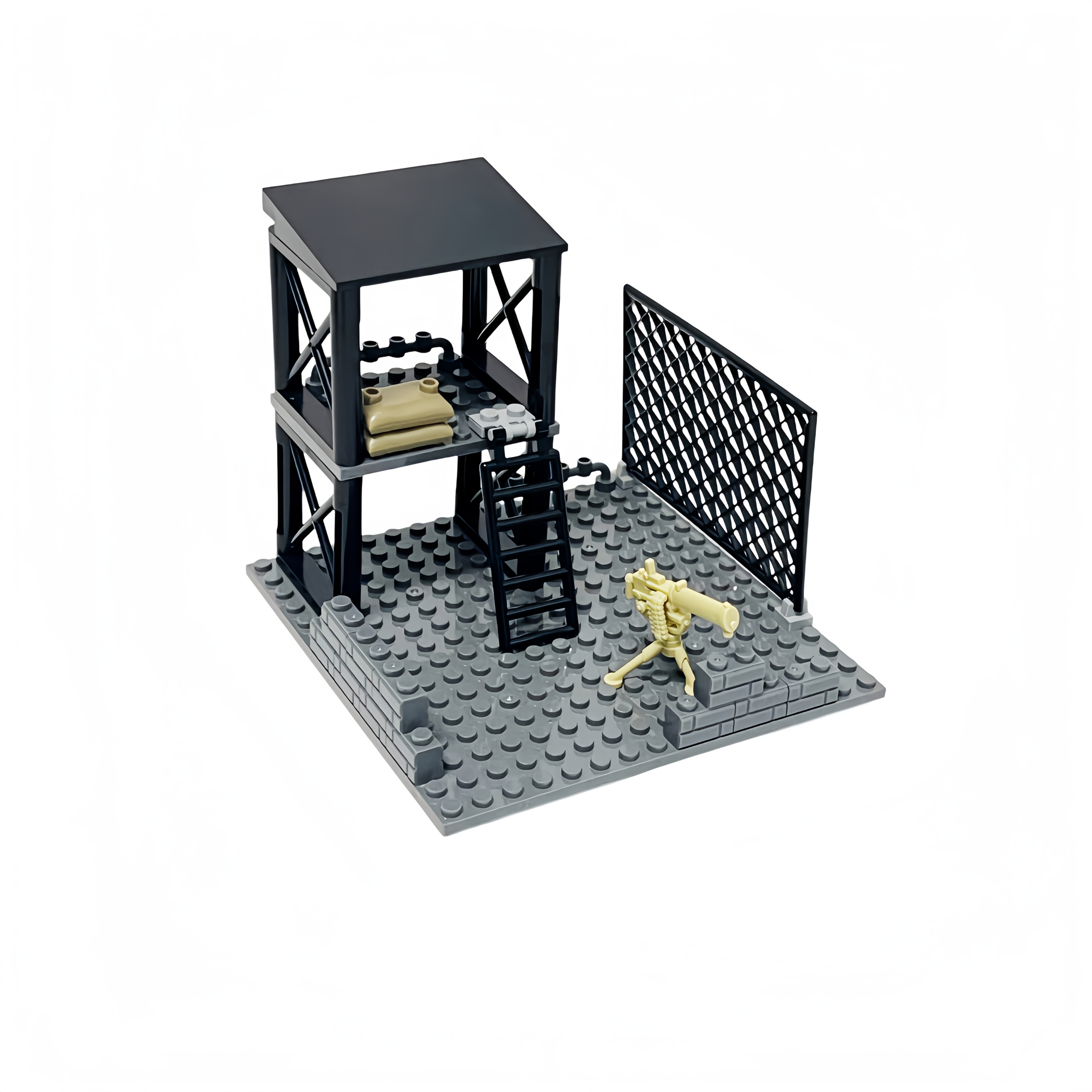 Ideamoc MOC Outposts Building Blocks, DIY Construction Toy