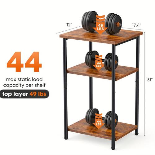 three layer metal storage rack shelf adjustable design 1p 2p suitable for storage