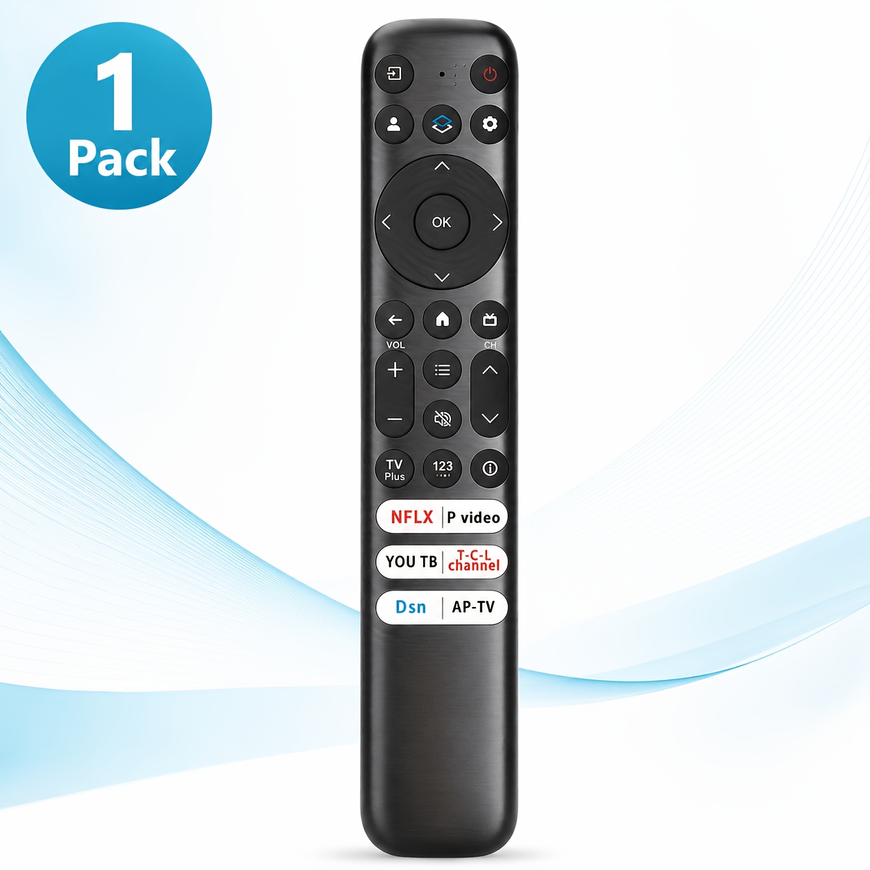 TEMU Replacement For Tcl Google Tv Remote Control Universal Rc813