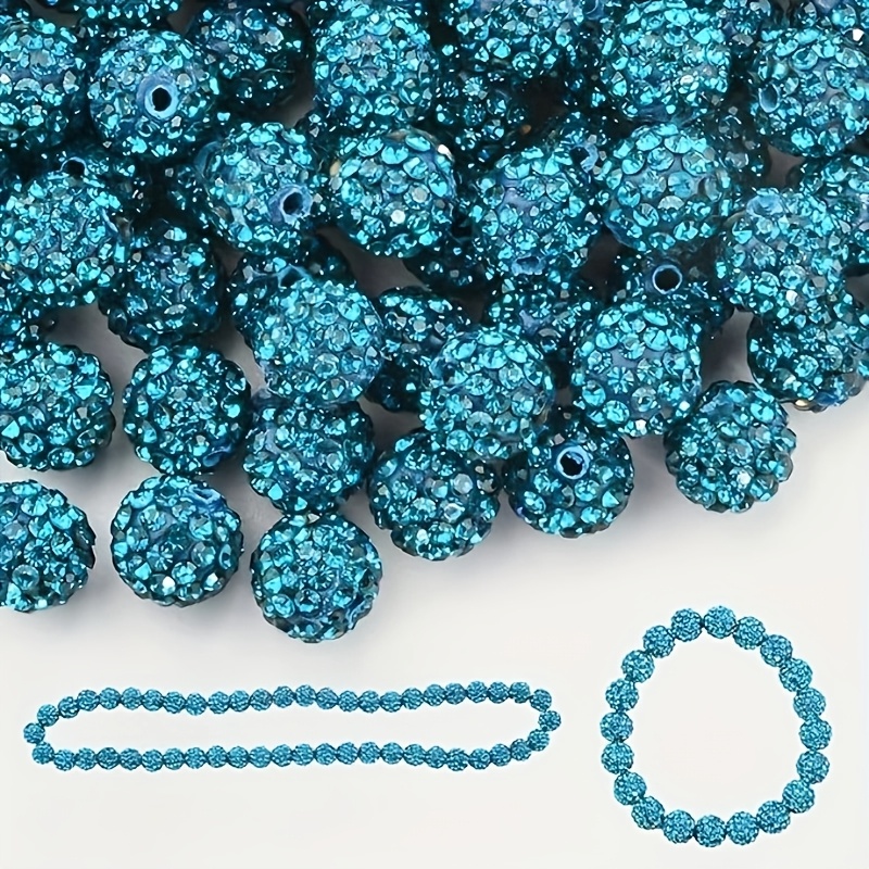 

50pcs 10mm Rhinestone - Ice , For Making