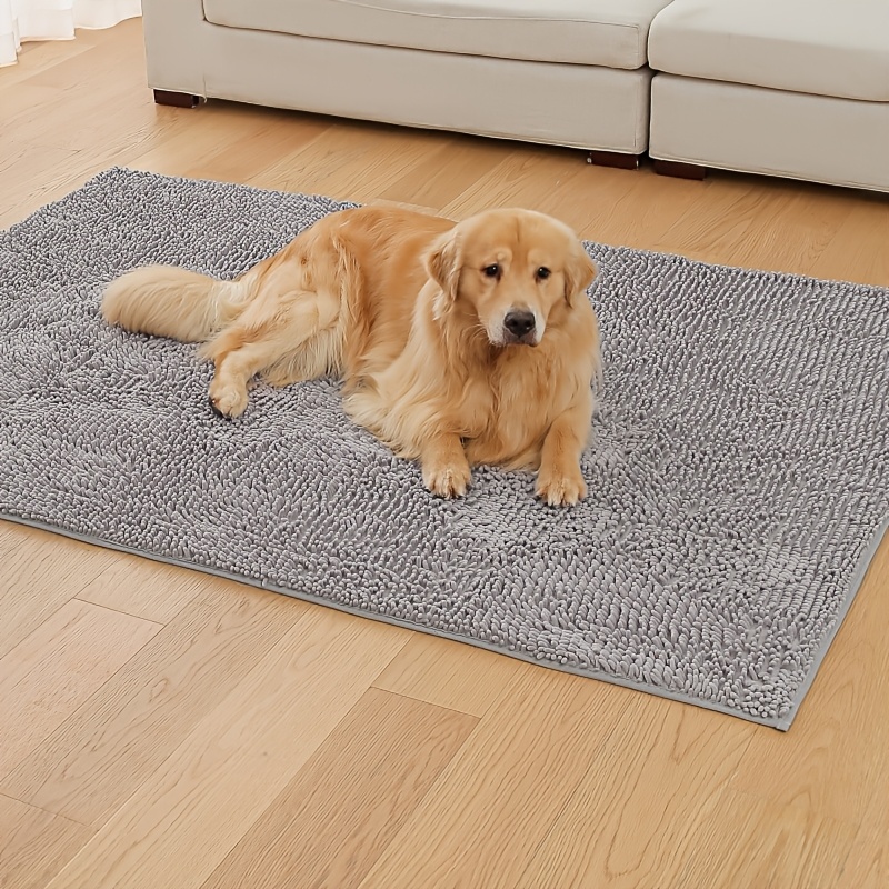 

Dog Door Mat For Muddy Paws, Absorbs Moisture And Dirt, Absorbent Non-slip Washable Mat, Quick Dry Microfiber, For Dogs, Entry Indoor Door Mat For Inside Floor