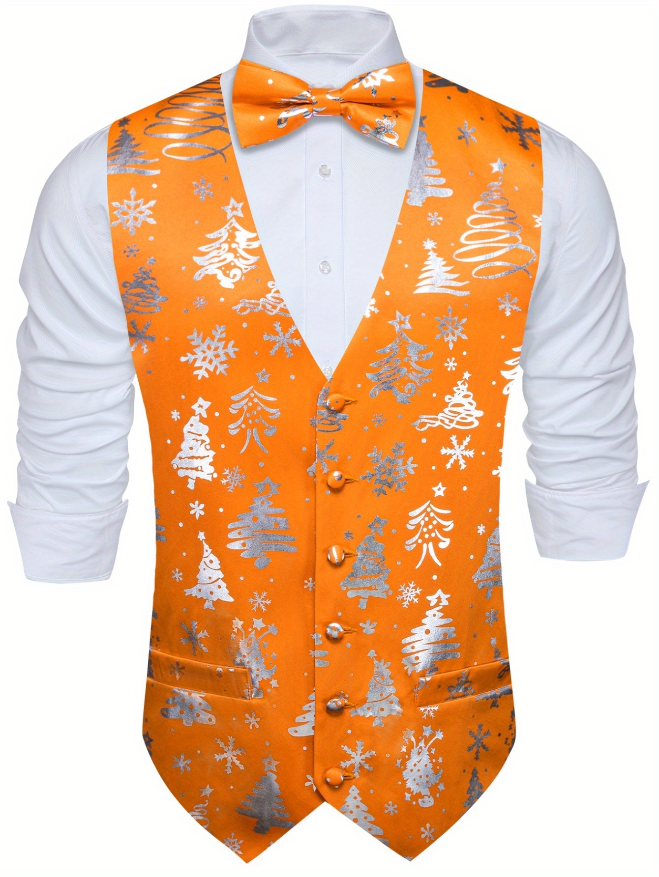  Men S Christmas Vest with Matching Bowtie - Formal Party Outfit, Non-Stretch Fabric, Easy-to-Wear Button Front Closure, Elegant Green & Purple Holiday Attire for Office, Gala, Family   -   Formal Wear, Festive Occasions, Stylish Bowtie, Durable Construction, Versatile Outfit, Professional Men, Ethnic Vest For Men, Christmas Vest For Men, Large Size Vest For Men, Vest For Teacher, Plaid Vest Costujme, Waistcoat Men, Elegant Men S Vest, Vest For Men, Men S