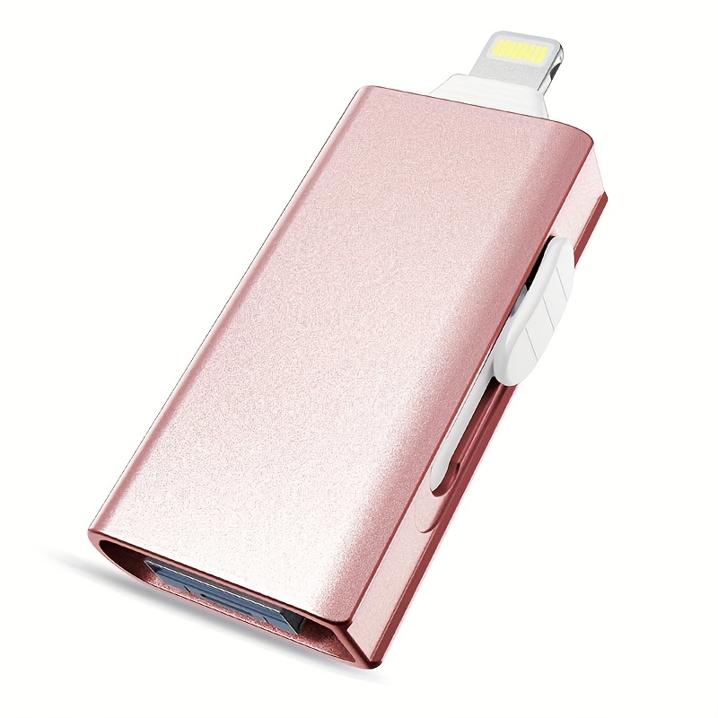 TEMU Flash Pen Drive For Iphone,256gb High Speed Usb 3.0 Memory Stick , 3in 1 Photo Stick With Micro Usb For Android Phones/pc/