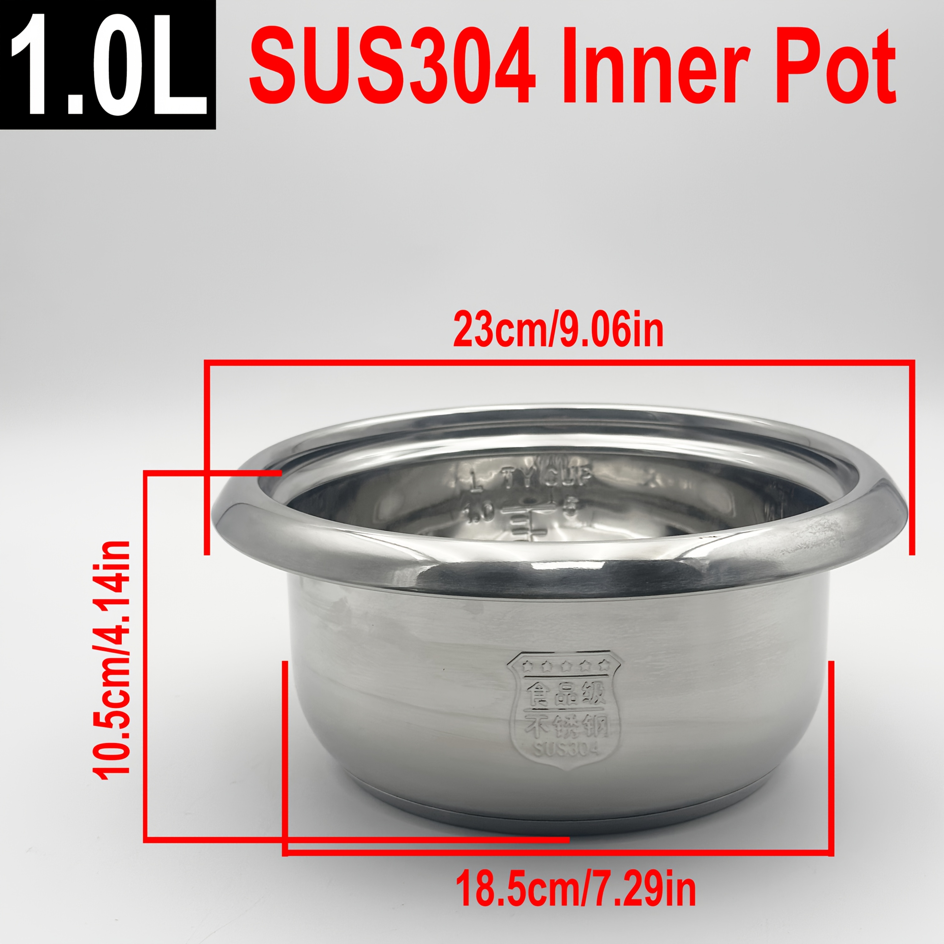 1l rice cooker inner pot electric rice cooker detachable lid Temu