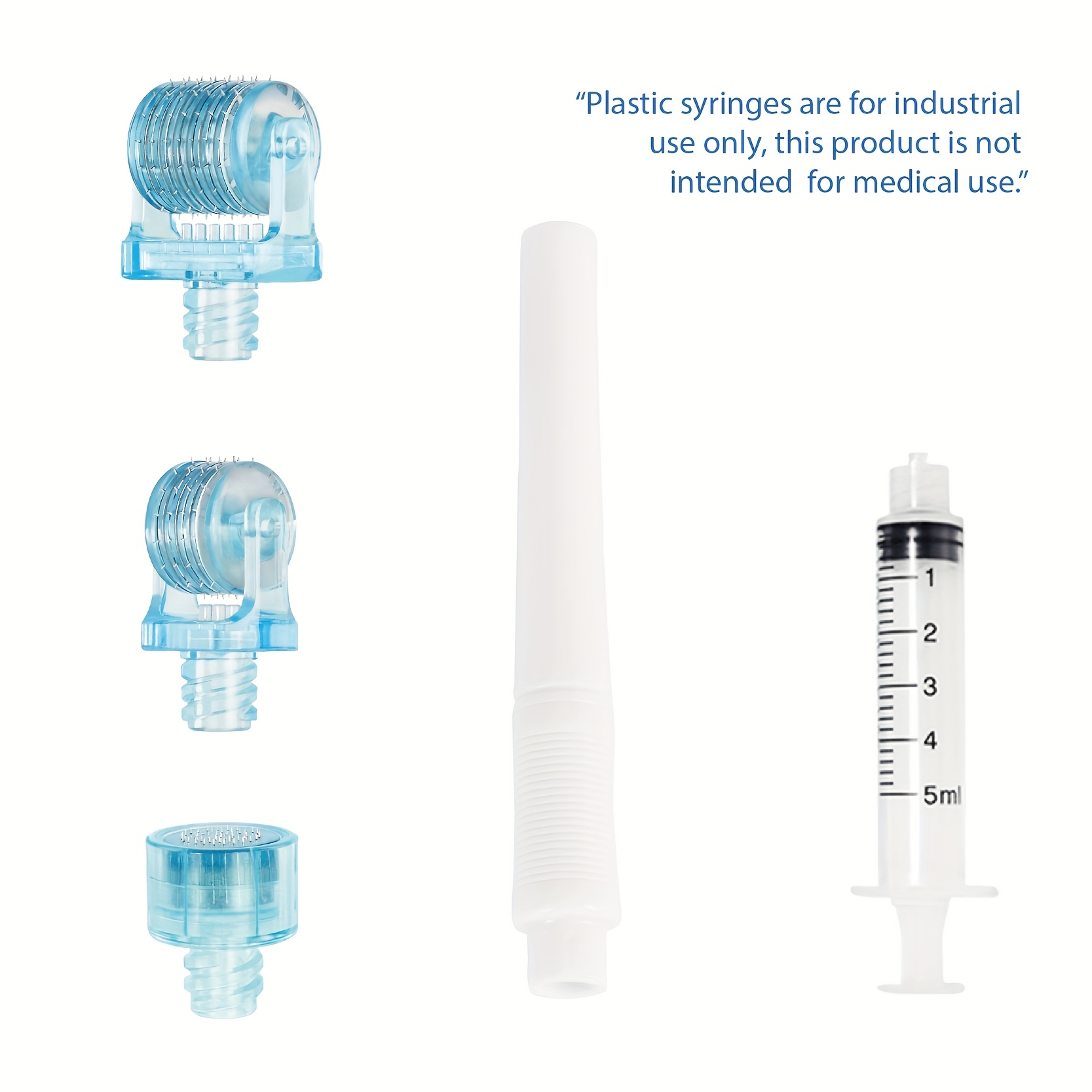 Hydra Derma Roller And Stamp Kit Cartridge For Face, Scalp, And Beard, Free Auxiliary Tools, Needle Length 0.28mm