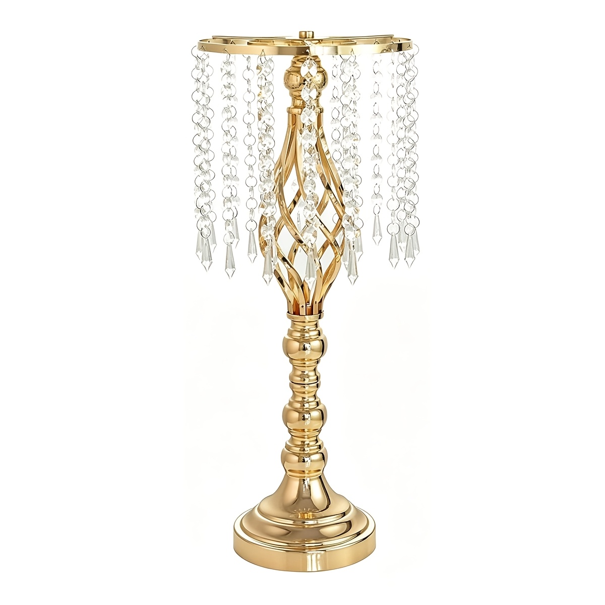 TEMU Multifunctional Metal Vase Candle Holder, Desktop Decoration, Flower Stand, Suitable For Wedding Decoration, Bridal Shower, Anniversary, Aisle,