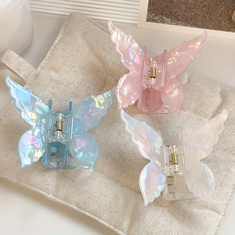 TEMU 3pcs Vibrant Hair Clips Perfect Accessory For Women, Ideal Gift For , Everyday Use, Gift Item | Vibrant Design | Durable Hair Clip, Hair Clip