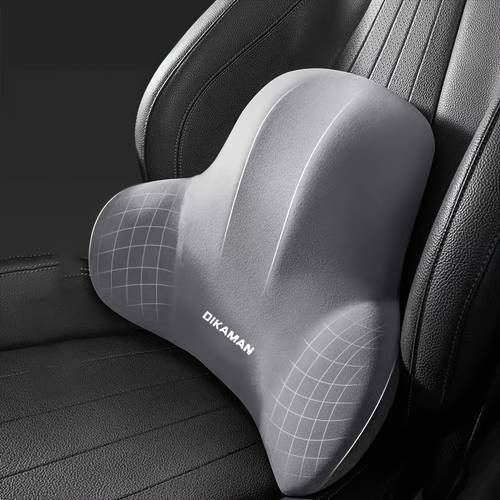 1pc ergonomic lumbar support pillow for coccyx pain comfortable microfiber material suitable for car and office use memory foam office chair cushion back support pillow