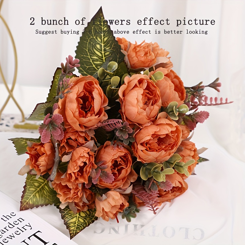 From CA USA Real Touch Peony Artificial Flowers 6 PCS for Bouquets,  Centerpiece, Floral Arrangements -  Canada