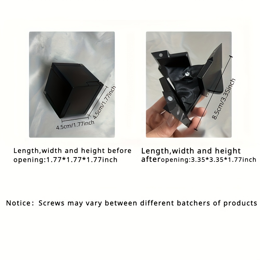 Custom Kinetic Ring Box, Rotating Mechanical Jewelry Box