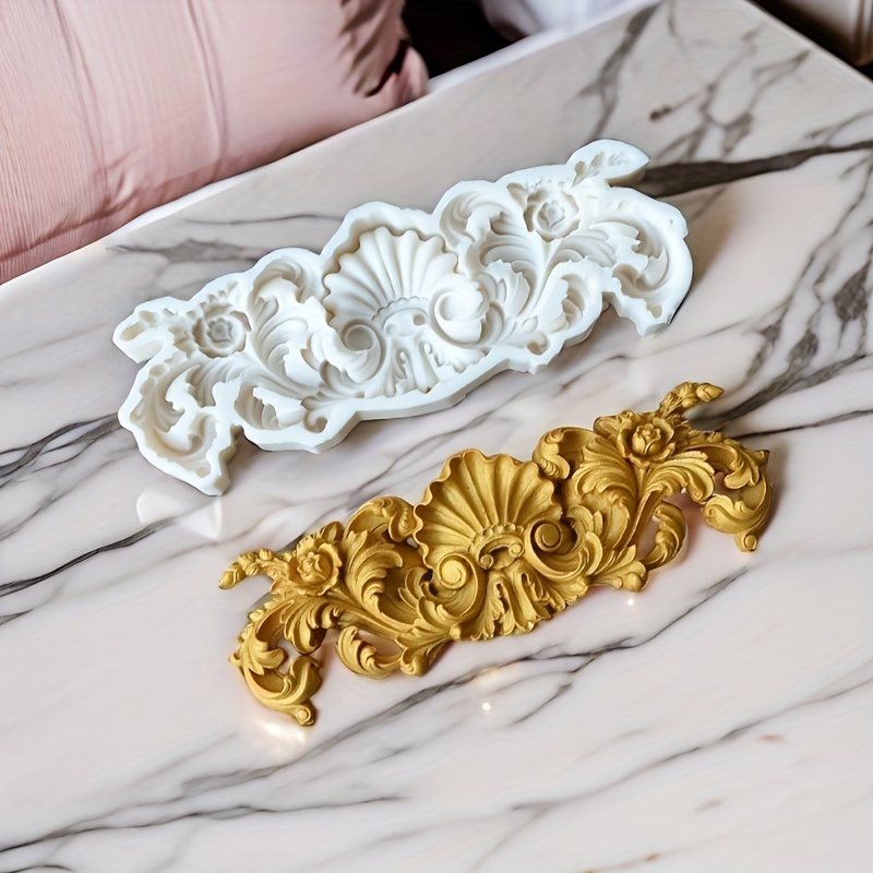 Relief Lace Mold, Fondant Cake Mold, DIY Chocolate Baking Silicone Mold  Decorative Mold *n Baking Accessories, Home