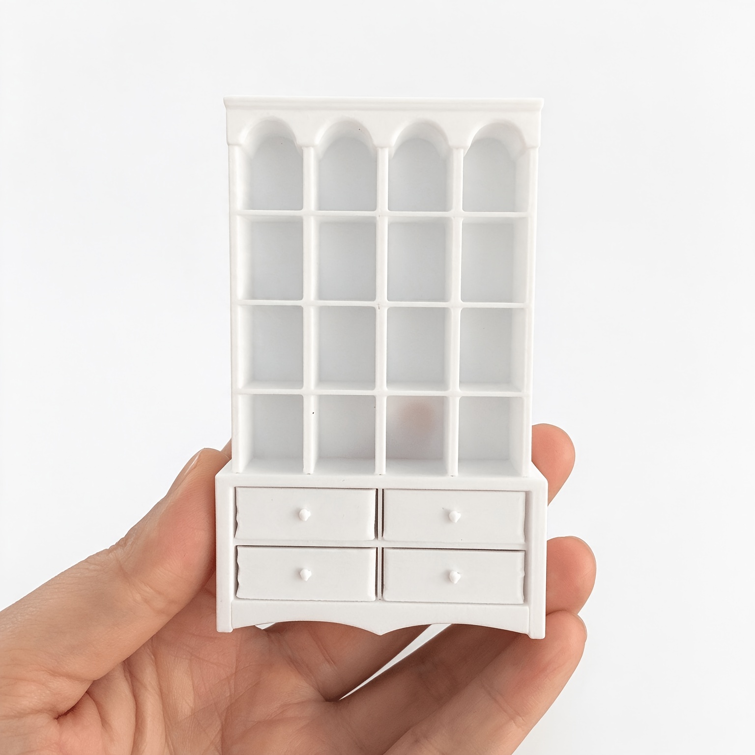 TEMU Estantería Mini a 1:18 con Librero de Múltiples Cajones - de Mueble Vintage, Adecuado para de Muñecas, Accesorios de y - Mueble en Miniatura de