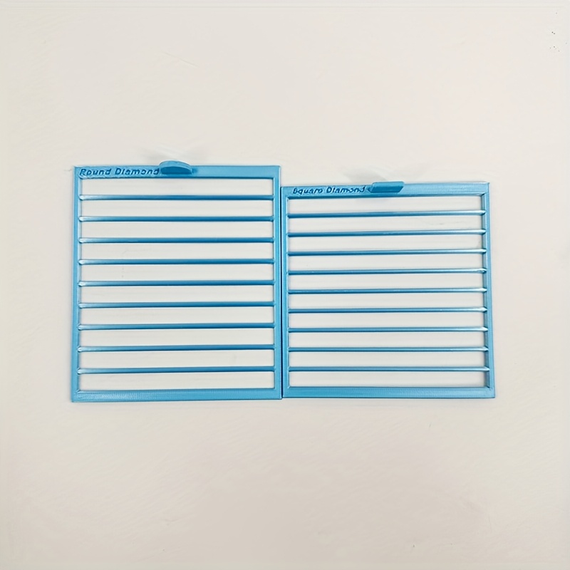 TEMU Diamond Painting Positioning Frame, Square Diamond Frame And Round Diamond Frame Set