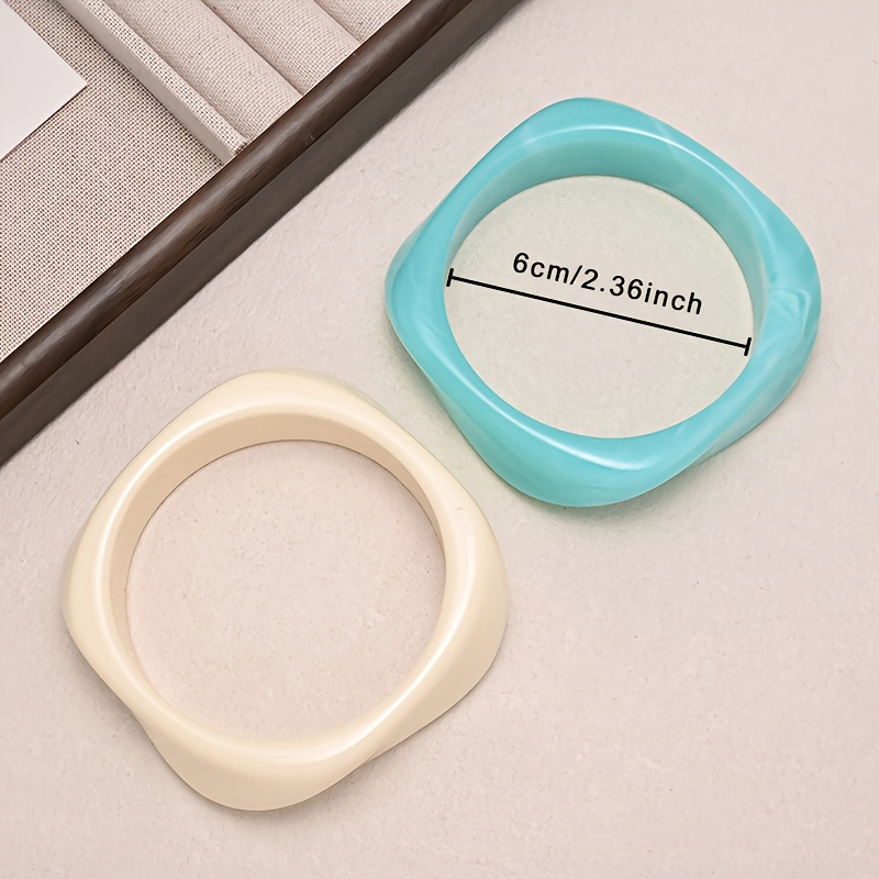2pc Fresh Ocean-themed Bracelet Set for Daily Wear