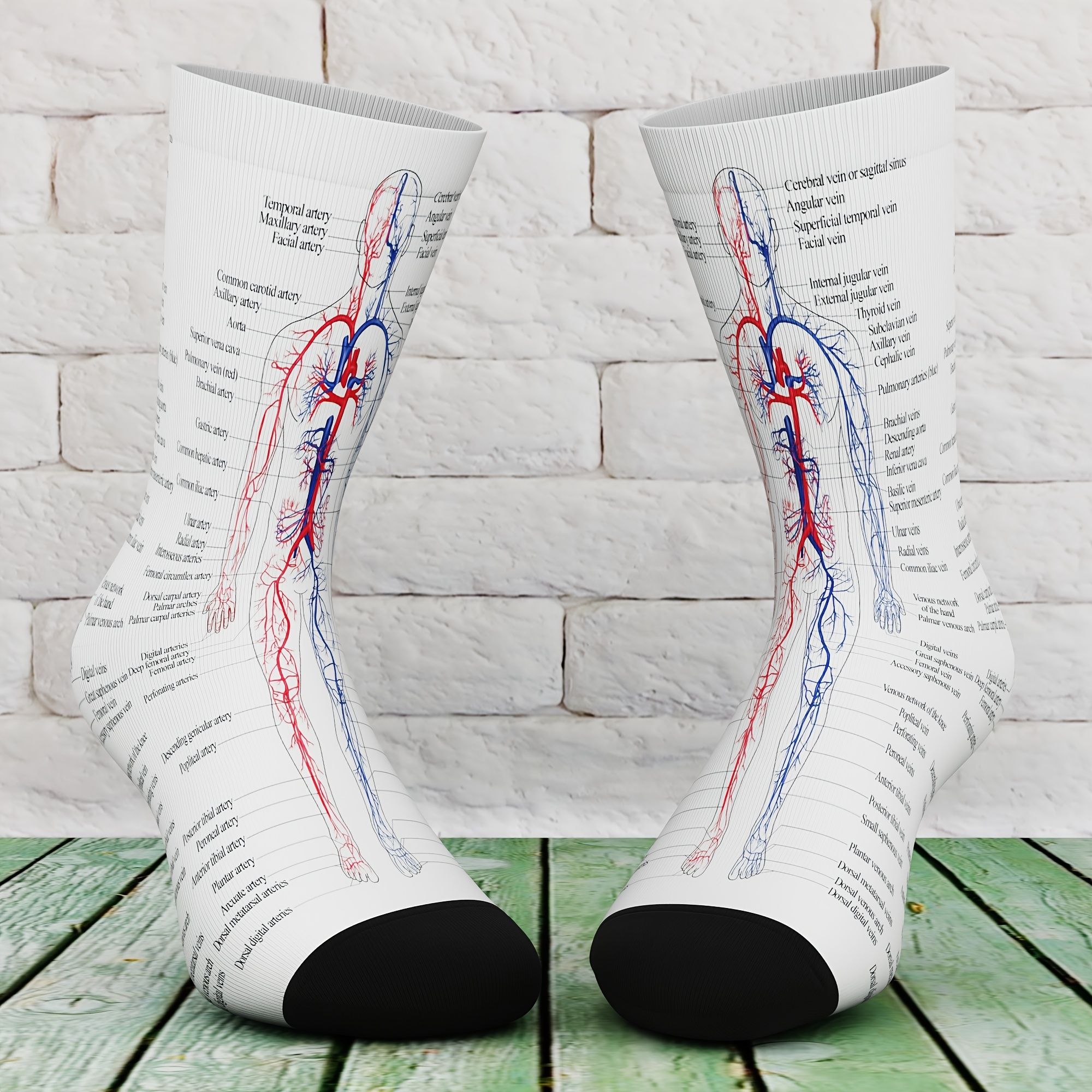 TEMU 1-pair Men' Novelty Socks With Fireworks & Sparkling Particle - Breathable , Funny Casual Outdoor Sports Wear, Machine Washable Suitable For,
