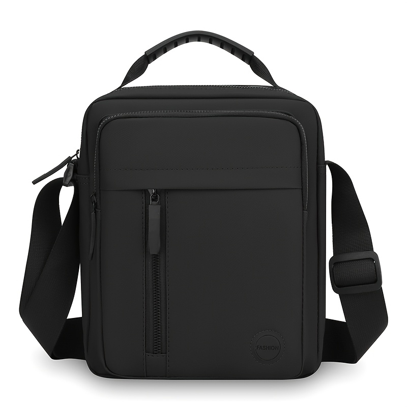 TEMU [men's Shoulder Bag] Men' Shoulder Bag, Large Capacity Multi-functional Crossbody Bag, Suitable For Various Ways Of Wearing, Ideal For Daily