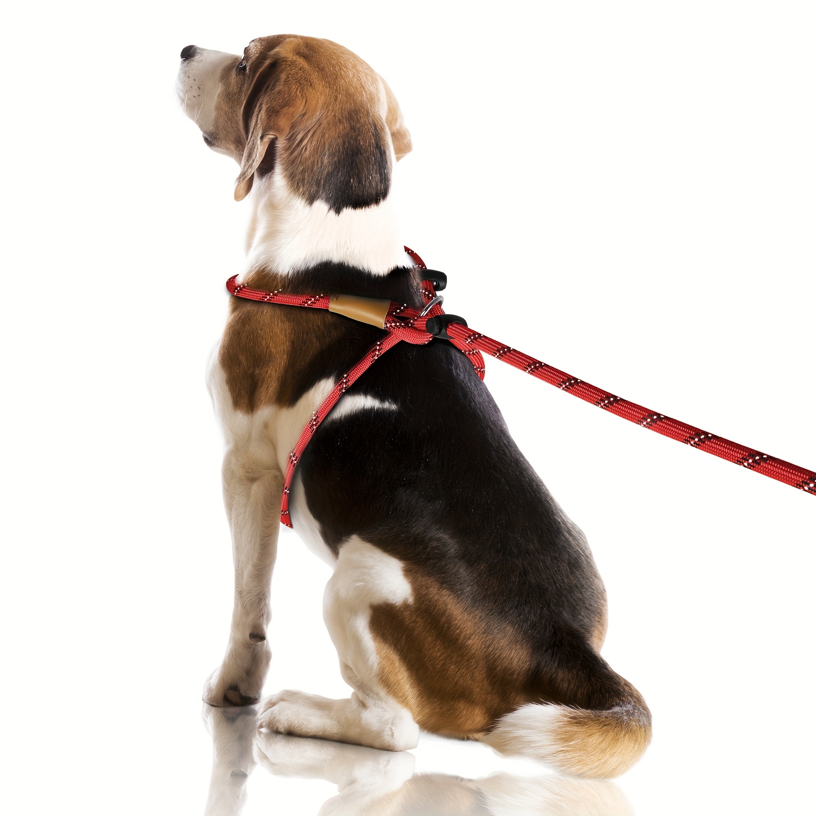 Lynxking No Pull Rope Dog Harness with Reflective Leash