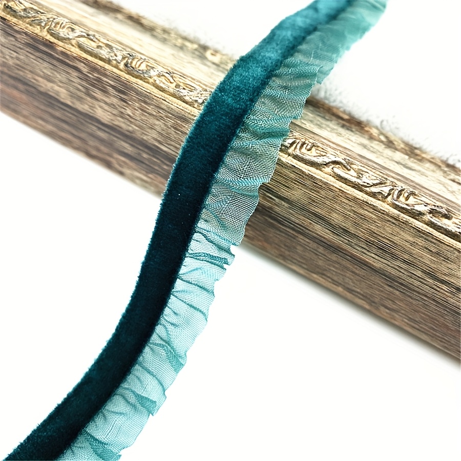 Elegant 15mm Lace- Velvet Ribbon, 1 Yard - Christmas Gift Wrapping, Jewelry Display & Decorations,jewelry Making Display & Packaging Supplies,beading&jewelry Making