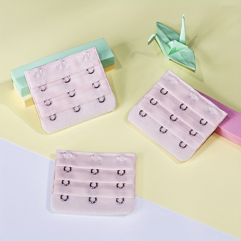 6pcs Elastic Bra Strap Extenders - Adjustable Comfortable Bra Band Extenders for Braless Look, 3 Colors (White/Beige/Black) with Metal Hooks, Discreet Under Clothing, Women's Lingerie Accessories, Comfort Enhancement, Simple Design, Flexible Extender