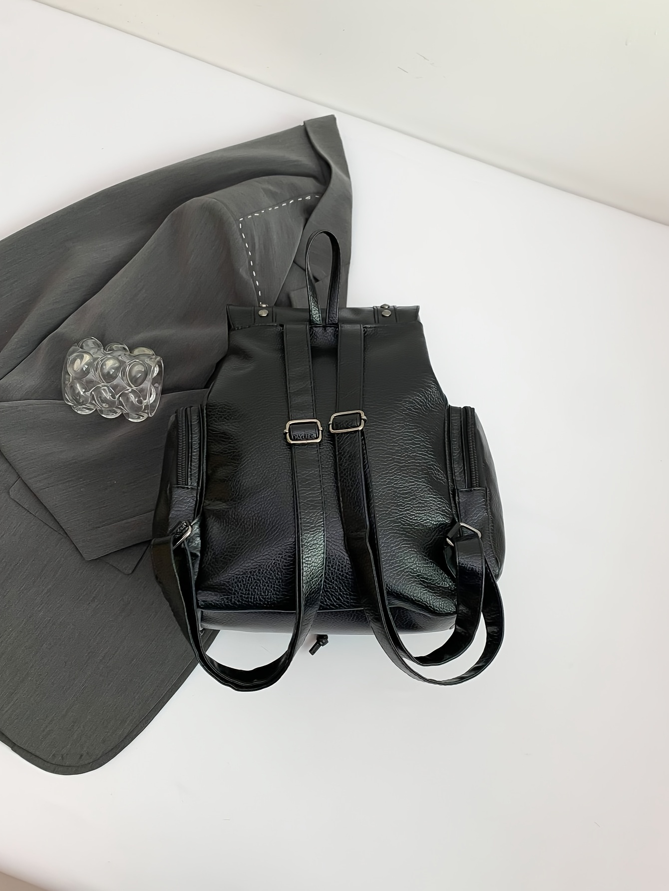 original handmade y2k soft backpack dark cross - Temu