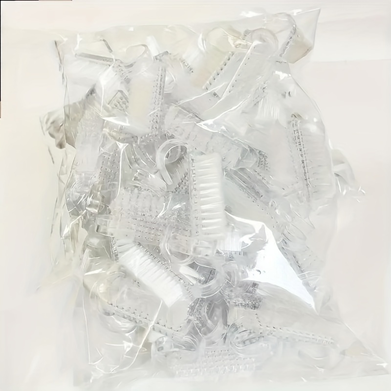 30pcs Of Mini Horn Brushes For Cleaning Nails And Removing Dust, For Nail Art.