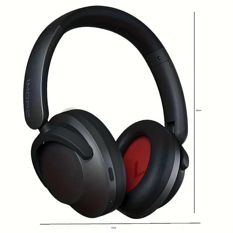     active noise cancelling headphones headphones with   for   wireless audio 70h playtime clear calls   eq via app black details 1